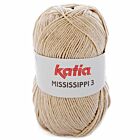 Katia Mississippi-3 - 802 zeer lichtbeige - Katoen/Acryl Garen