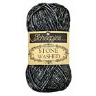 Scheepjes Stone Washed - 803 black onyx - Katoen Garen