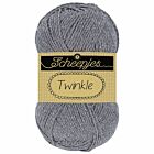 Scheepjes Twinkle - 902 middengrijs - Katoen Glittergaren met Lurex