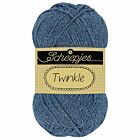 Scheepjes Twinkle - 909 denimblauw - Katoen Glittergaren met Lurex