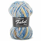 DROPS Fabel Print - 910 sea mist - Wol Garen