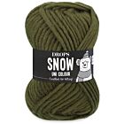 DROPS Snow Uni Colour - 92 donker mos - Wol Garen