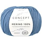 Katia Concept Merino 100% - 94 licht jeansblauw - Wol Garen