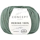 Katia Concept Merino 100% - 98 donker saliegroen - Wol Garen