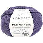 Katia Concept Merino 100% - 99 donker violet - Wol Garen