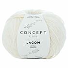 Katia Concept Lagom - 113 ecru mix - Merino/Katoen Garen