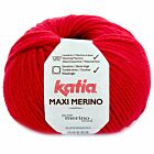 Katia Maxi Merino - 04 rood - Wol Garen