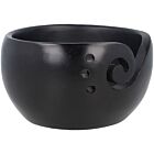 Scheepjes Yarn Bowl - Dennenhout Zwart - 13x9cm