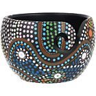 Scheepjes Yarn Bowl Dot Painting - Mangohout met Schildering - 11x12,5cm