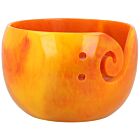 Scheepjes Yarn Bowl - Oranje Parelmoer effect - 13x8cm