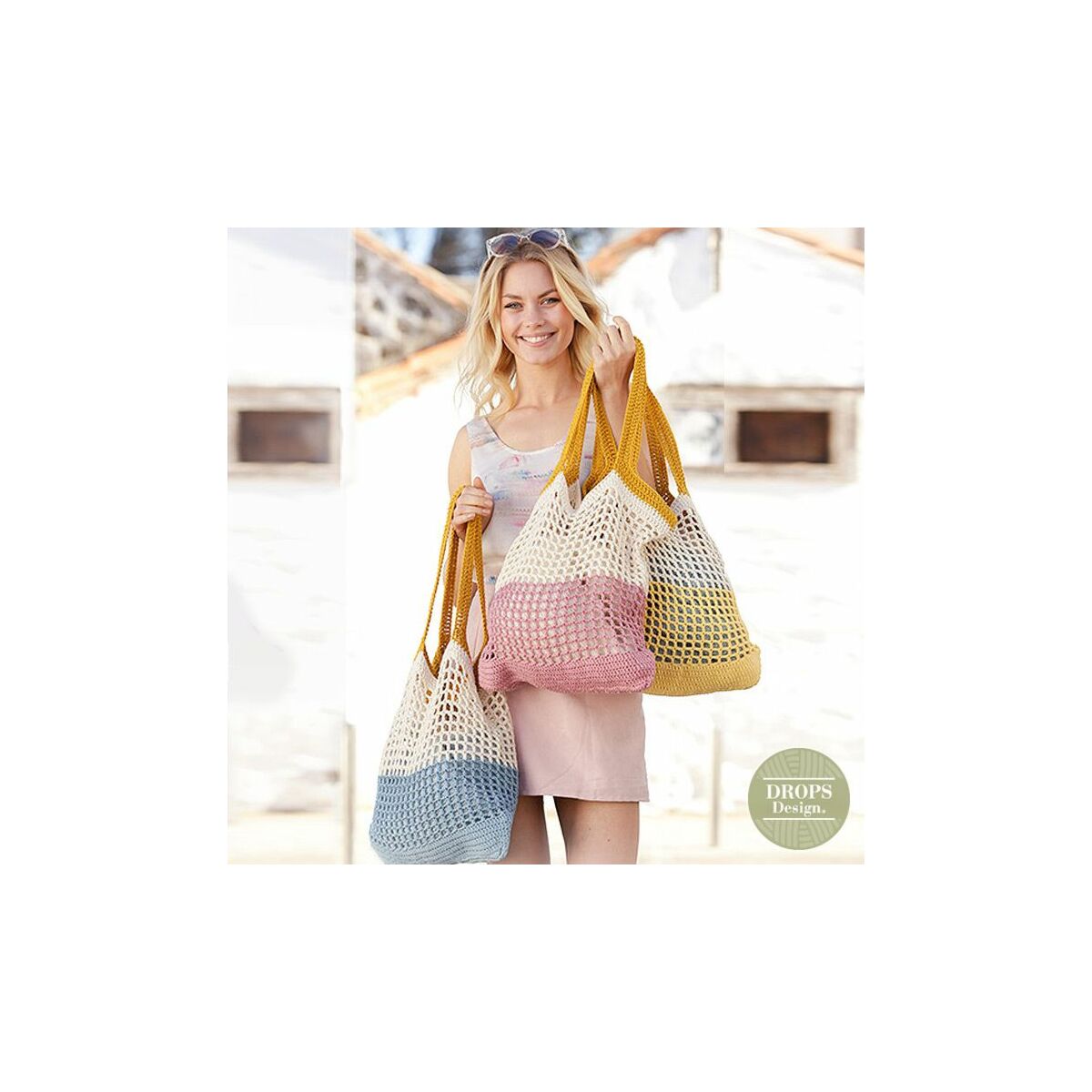 Patroon Gehaakte Tas Back to the Beach Shopper Breiwebshop