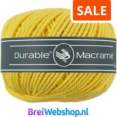 Een bol Durable Macramé Ecologisch katoengaren