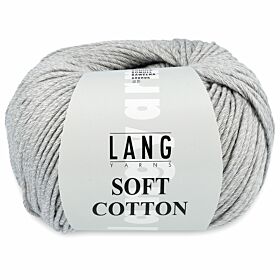 Lang Yarns Soft Cotton 03 lichtgrijs - Katoen Garen