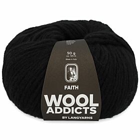 WoolAddicts Faith 04 zwart - Wol Garen