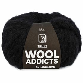 WoolAddicts Trust 04 zwart - Wol Garen