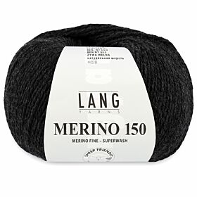 Lang Yarns Merino 150 - 05 antraciet mix gemêleerd - Merinowol Garen