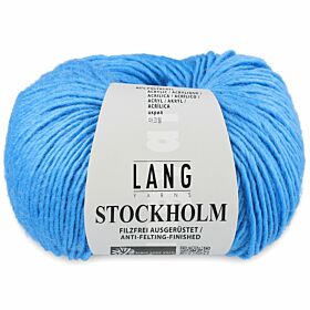 Lang Yarns Stockholm 06 middenblauw - Wol/Acryl Garen