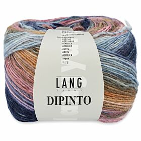 Lang Yarns Dipinto 06 blauw/paars - Wol/Acryl Garen