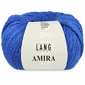 Lang Yarns Amira 06 kobaltblauw / royal - Katoen Garen