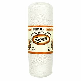 Durable Breikatoen Nr. 12 - 009 wit - Katoen Garen