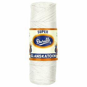 Durable Glanskatoen Nr. 10 - 009 wit - Katoen Garen