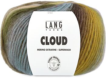 Lang Yarns Cloud - 01 Dageraad - Chunky / Dik Merinowol Garen met Kleurverloop 1