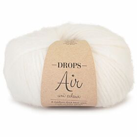 DROPS Air Uni Colour - 01 naturel - Wol Garen