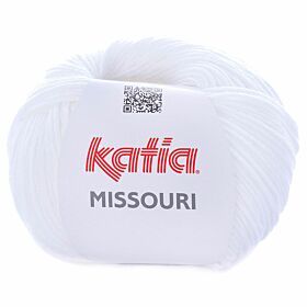 Katia Missouri - 01 wit - Katoen/Acryl Garen