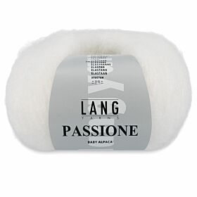 Lang Yarns Passione 01 wit - Baby Alpacawol Garen