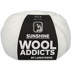 WoolAddicts Sunshine 01 wit - Katoen Garen