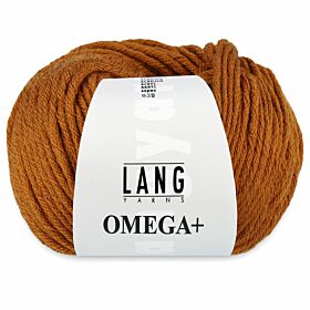Lang Yarns Omega Plus 11 cognac / roestbruin / kameel - Acryl Garen