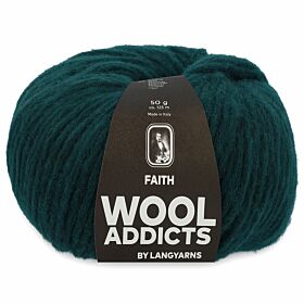 WoolAddicts Faith 18 donker petrol - Wol Garen