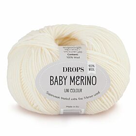 DROPS Baby Merino Uni Colour - 02 naturel - Wol & Garen