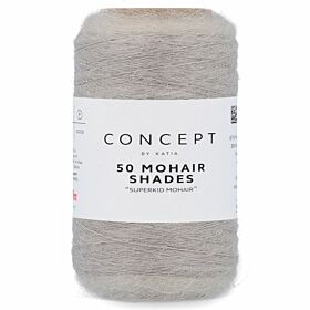 Katia Concept 50 Mohair Shades - 02 parelgrijs - Mohair Garen