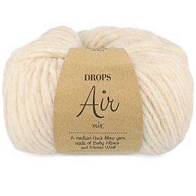 DROPS Air Mix 02 tarwe / licht beige - wol garen