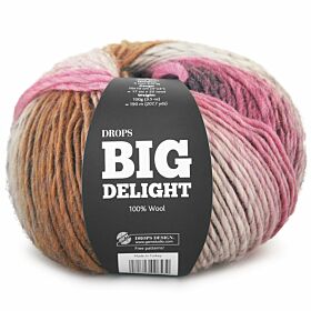 DROPS Big Delight Print - 02 zomerheide - Wol Garen