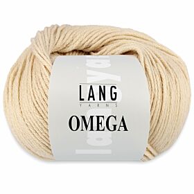 Lang Yarns Omega 22 zand / lichtbeige mix - Acryl Garen