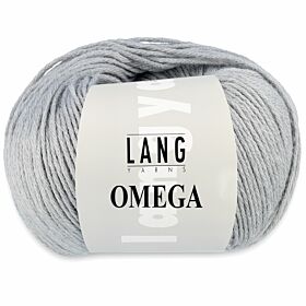 Lang Yarns Omega 23 parelgrijs / zilver - Acryl Garen