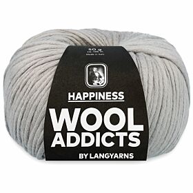 WoolAddicts Happiness 24 grijs - Katoen Garen