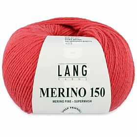 Lang Yarns Merino 150 - 029 meloen / bleekrood - Merinowol Garen