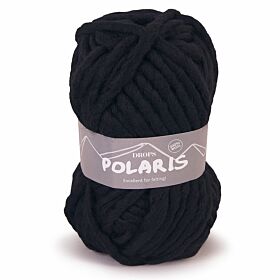 DROPS Polaris Uni Colour - 02 zwart - Wol & Garen