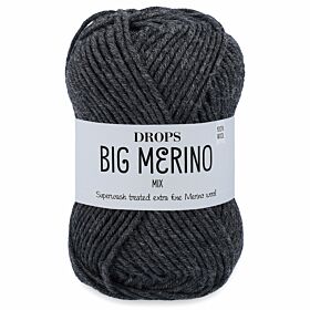 DROPS Big Merino 03 antracietgrijs (Mix) - Wol Garen