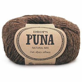 Drops Puna Natural Mix - 03 bruin - Alpaca Wol Garen