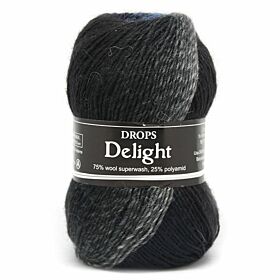 DROPS Delight Print - 03 blauw - Wol Garen