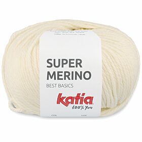 Katia Super Merino - 03 ecru - Wol/Acryl Garen