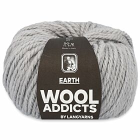 Wooladdicts Earth 03 lichtgrijs mix - Alpacawol Garen