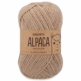 DROPS Alpaca 302 camel (Uni Colour) - Wol Garen