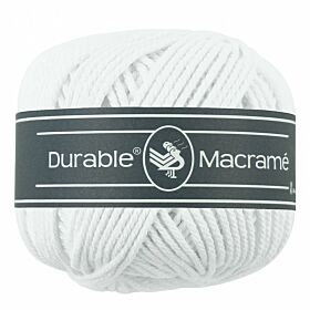 Durable Macramé 0310 white / wit - Touw katoen garen
