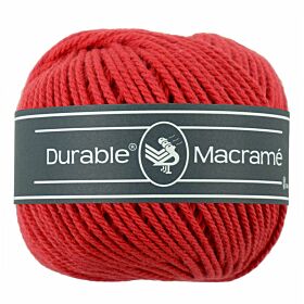 Durable Macramé 0316 red / rood - Touw Katoen Garen