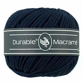 Durable Macramé 0321 navy / donkerblauw - Katoengaren touw